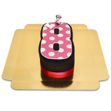 Zahlentorte mit Minnie Maus Figur