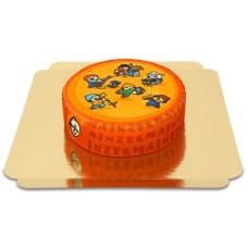 Musizierende Mainzelmännchen-Torte (Klein (6 Portionen))