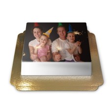 Fotokuchen ohne Rahmen (Klein ((20×14 cm)6 Portionen))