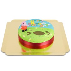 Peppa Pig auf Geburtstagstorte (Klein (6 Portionen))