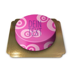 Rosa Musterkuchen (Klein (6 Portionen))