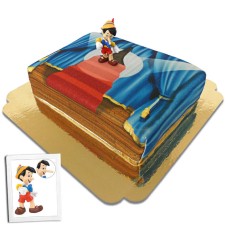 Pinocchio auf Bühnenkuchen