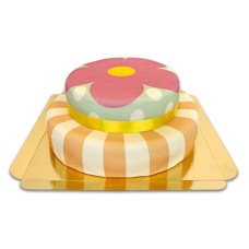 Verspielte Torte, 2-stöckig