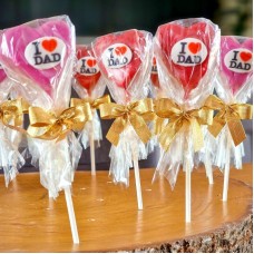 Cake-Pops „I Love Dad“ (12 Stück)