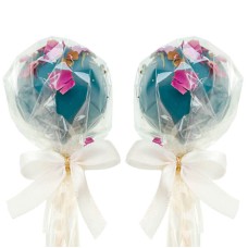Blue Rose Petal Cake Pops (12 Stück)