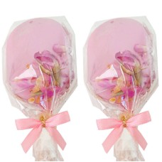 Pink Rose Petal Cake Popsicles (10 Stück)