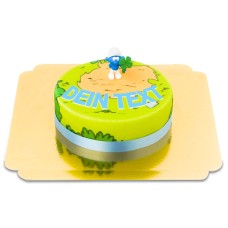 Schlumpf auf Kuchen (Klein (6 Portionen))