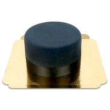 Schwarze Deluxe-Torte mit Tortenband (Klein (12 Portionen))