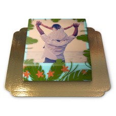 Tropischer Fotokuchen (Klein ((20×14 cm)6 Portionen))