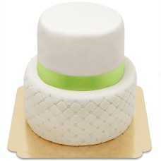 Happy Birthday Deluxe Torte zweistöckig - verschiedene Farben