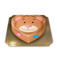 Teddybärkuchen in Herzform (Medium (10 Portionen))