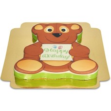 Geburtstagstorte in Teddybärform