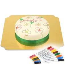 Cake with food sticks (Small (18 cm(6 servings)))