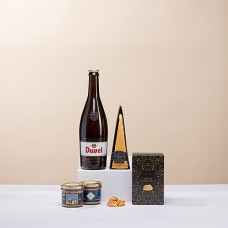 Belgisches Bier, Käse und Pastete von Duvel