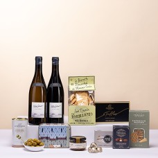 Hospitality Gift Deluxe mit Weinen von Pascal Jolivet und süßen Leckereien