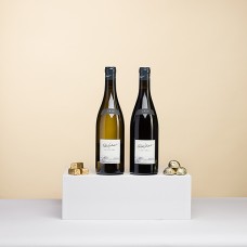 Gastgeschenk mit Weinen und Pralinen von Pascal Jolivet Sancerre