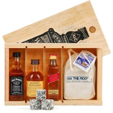 Whisky-Geschenkbox – 3 Probenflaschen + 3 Whiskywürfel