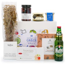 Spezialitäten aus Griechenland im Geschenkkorb