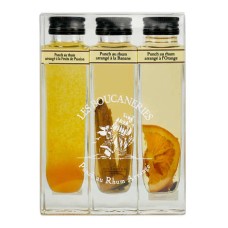 3er Rumpunsch Geschenkbox (Orange, Banane, Passionsfrucht) 18%