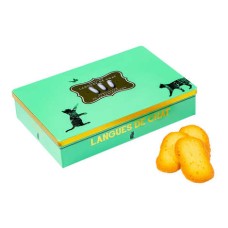 Katzenzungen-Keksdose aus Metall (160g Metalldose)