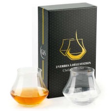 Box mit 2 Whisky- und Rum-Probiergläsern