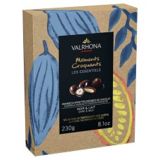 Mandel und Haselnuss mit Grand Cru dunkler und Milchschokolade – Valrhona