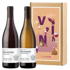 Geschenkbox „Erste Schritte in Burgund“.