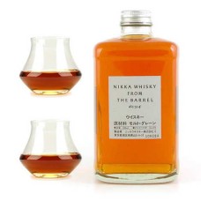Nikka Whisky aus dem Fass 51,4 % und seine 2 Gläser
