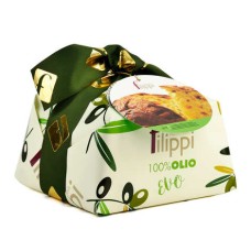 Olivenöl-Panettone mit Trauben und kandierter Orangenschale