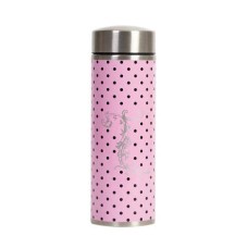 Laduree – Thermosflasche für Reisetee, in Pink und mit Punkten