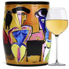 Puech Haut Le Benjamin in einem Bib Art Weißwein – Jorge Colomina