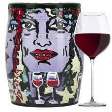 Puech Haut Le Benjamin in einem Bib Art Rotwein – Lia Shvelidze