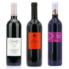 Entdeckungsset 3 rote Rebsortenweine (Prunelart, Negrette und Nero d'Avola)