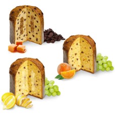 Sortiment aus 3 Loison Panettones (klassisch, gesalzenes Butterkaramell und Zitrone)