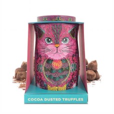 Monty Bojangles Pink Cat Etui gefüllt mit Schokoladentrüffeln