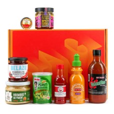 Die Hot Spice Box – Sortiment an scharfen Produkten