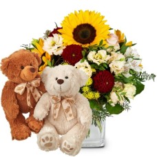Sommerzauber mit zwei Teddybären (Minimum)
