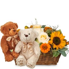 Verzauberung der Natur mit zwei Teddybären (Minimum)