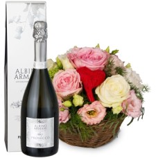 Eine Botschaft voller Liebe mit Prosecco Albino Armani DOC (Minimum)