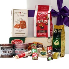Paket mit belgischen alkoholfreien Süßigkeiten als Geschenk