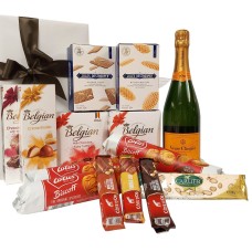 Belgisch-französisches Geschenkpaket mit Veuve Clicquot