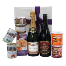 Champagner, belgisches Luxusbier und Leckereien