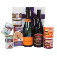 Veuve Clicquot, belgisches Bier und Leckereien
