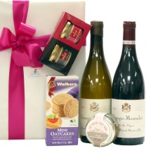 Duo Chassagne Montrachet und Gänseleber als Luxusgeschenk