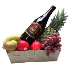 Obstkorb +/- 4 kg mit belgischem Luxusbier