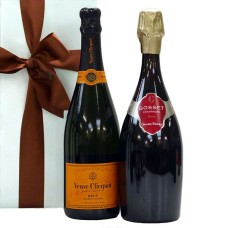 Gosset Grande Reserve und Veuve Clicquot als Geschenk