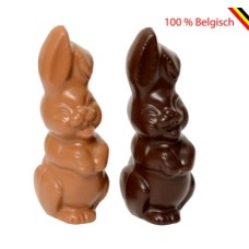 3 Duo Lachhasen Schokolade Callebaut 12 cm M, D