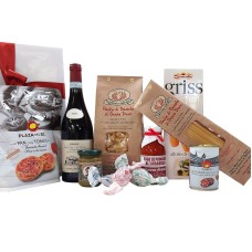 Italienisches Geschenkpaket mit einem köstlichen italienischen Wein