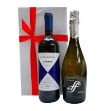Italienische Schaumweine und ein italienischer Spitzenwein als Geschenk