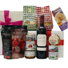 Lalande de Pomerol und internationale Leckereien als Geschenk